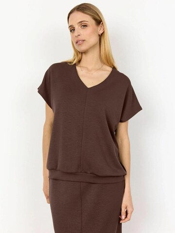 T-shirt 'BANU' Soyaconcept en marron : devant