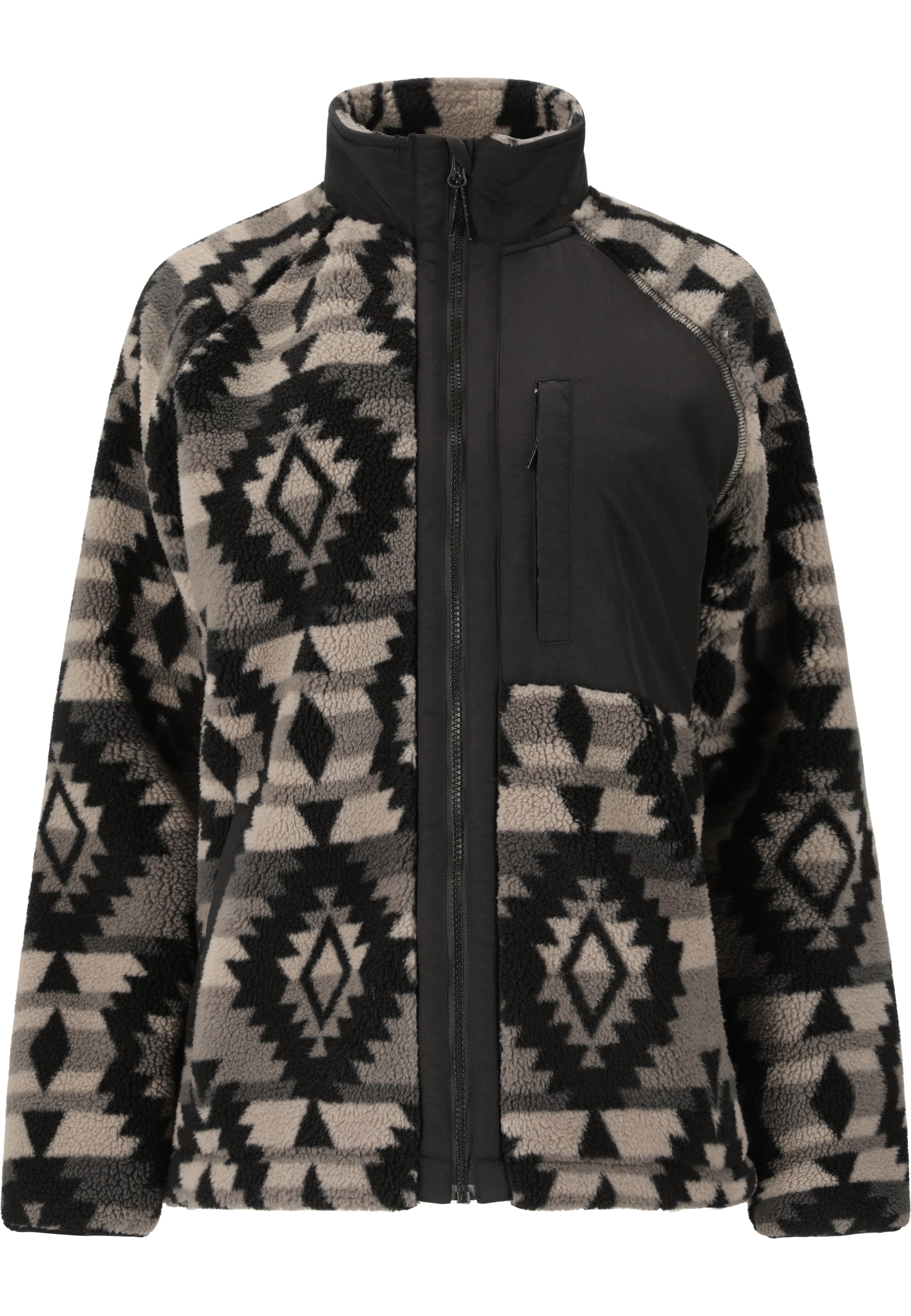 Whistler Fleecejacke 'Ellison' in Schwarz: Vorderseite