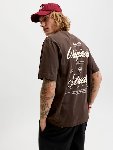 JACK & JONES Shirt in Brown