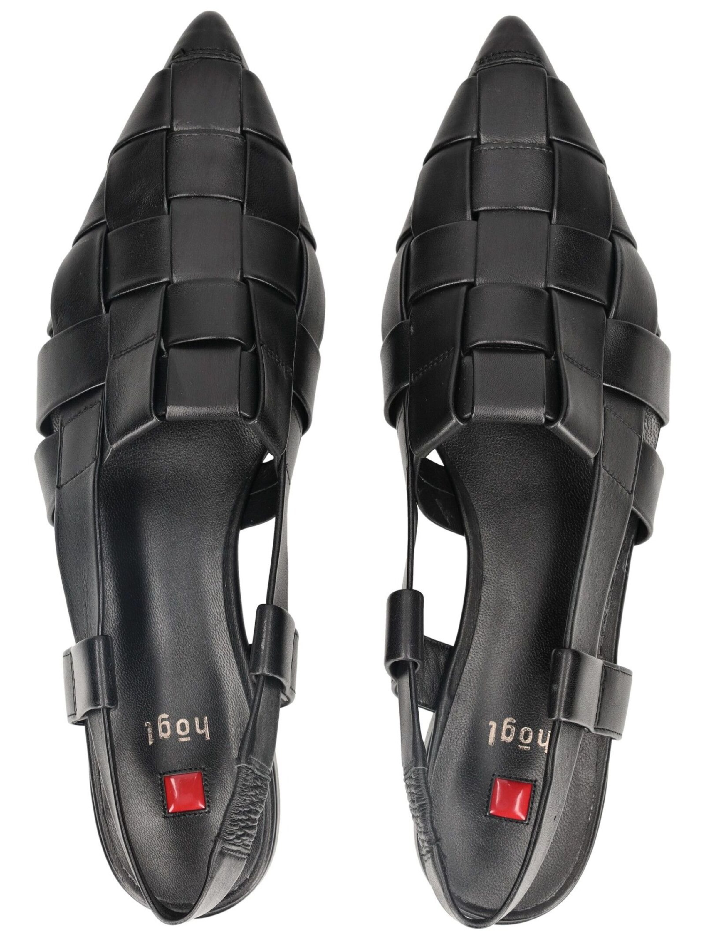 Högl Strap ballerina 'Milla' in Black