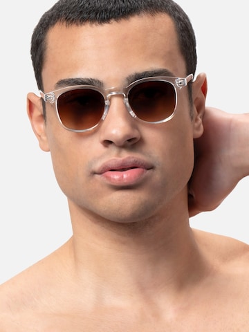 X Frame Therapy Sunglasses 'Prismalith Sun' in Brown