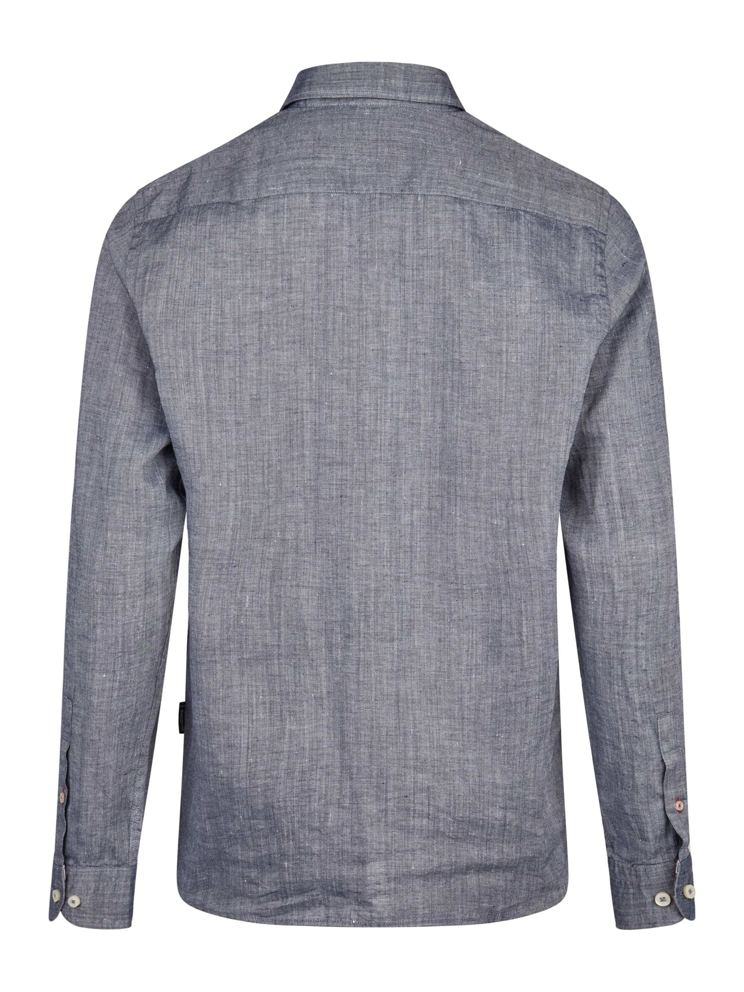 Coupe regular Chemise HECHTER PARIS en bleu