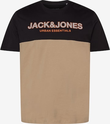 smėlio Jack & Jones Plus Marškinėliai: priekis