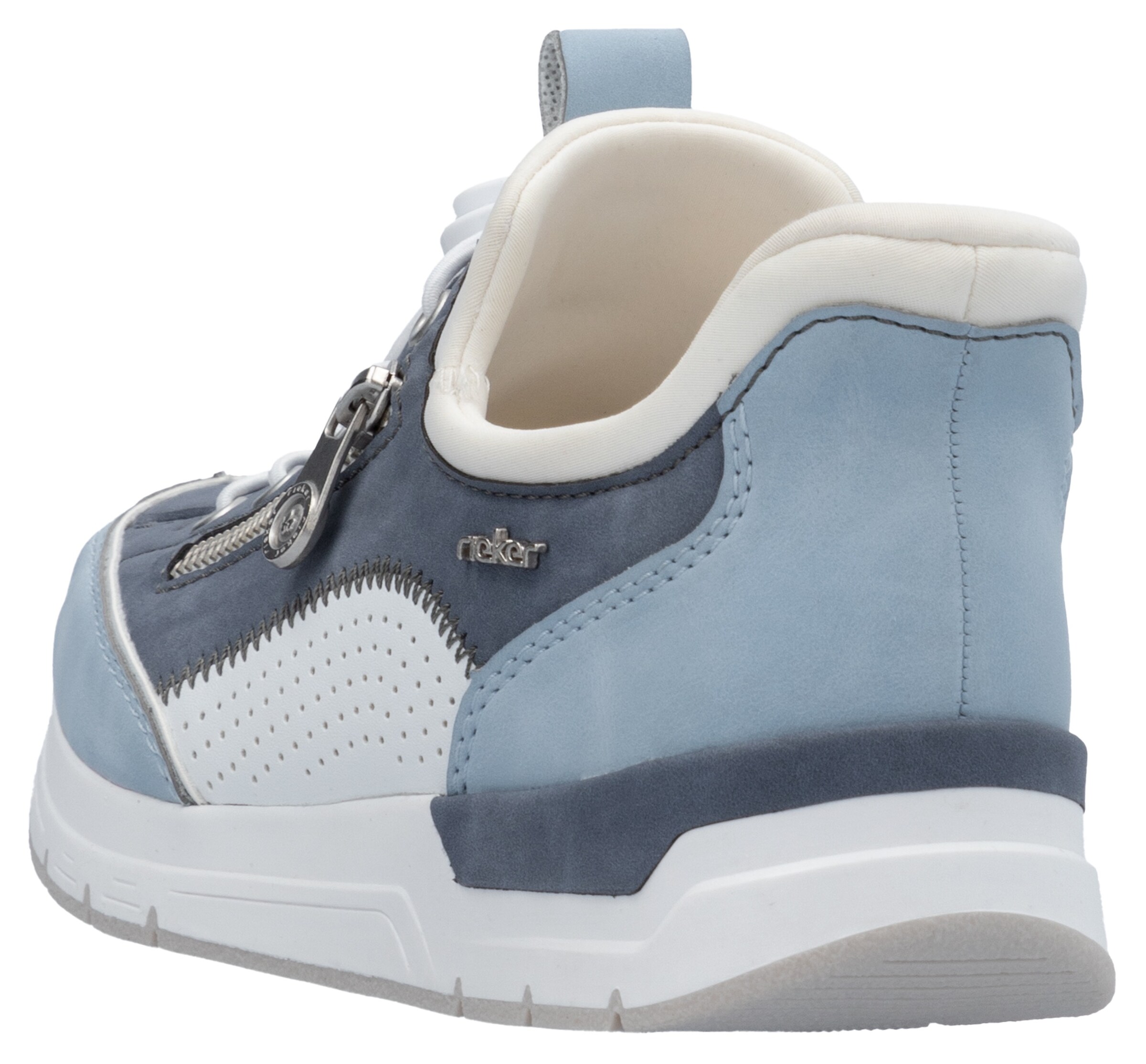 Baskets basses Rieker en bleu