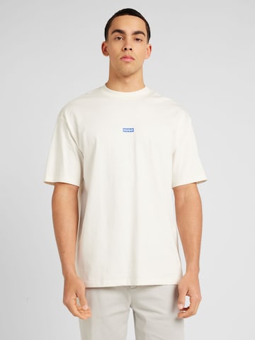 T-Shirt 'Nalono' HUGO en blanc