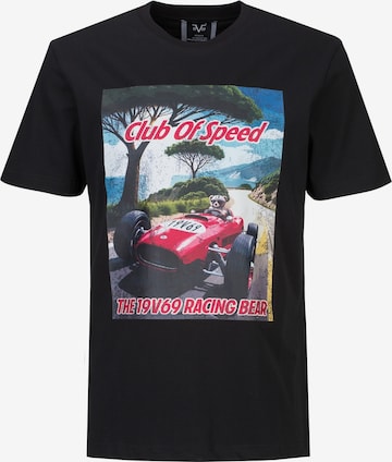 19V69 ITALIA - Camiseta 'Rafael Racing 3' en negro: frente