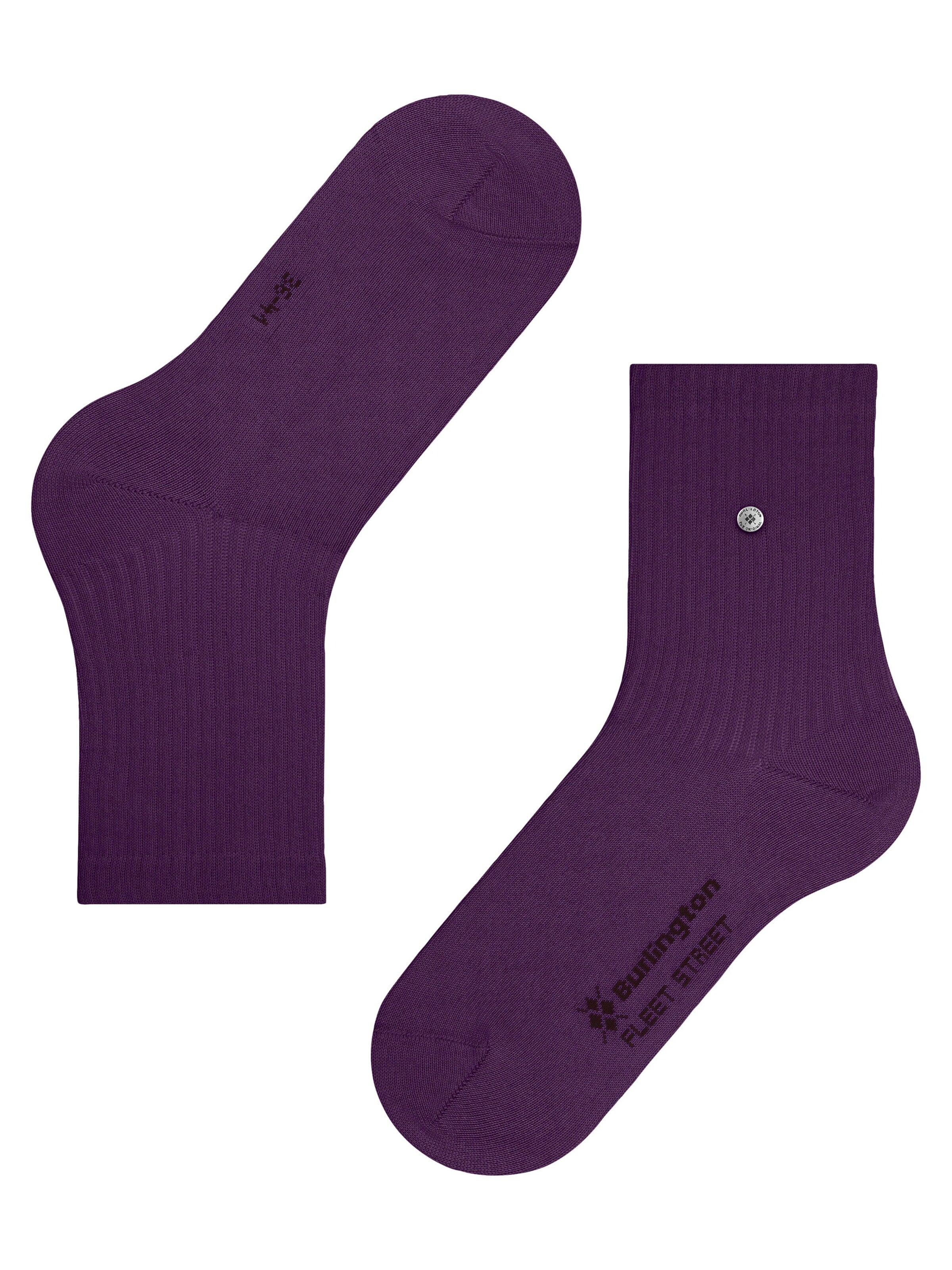 BURLINGTON Socks 'Fleet Street' in Purple