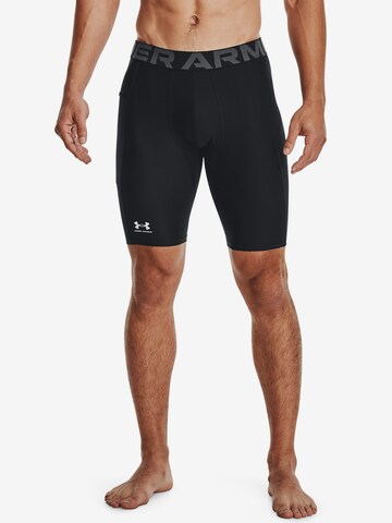 UNDER ARMOUR Skinny Sportsunderbukser i sort: forside