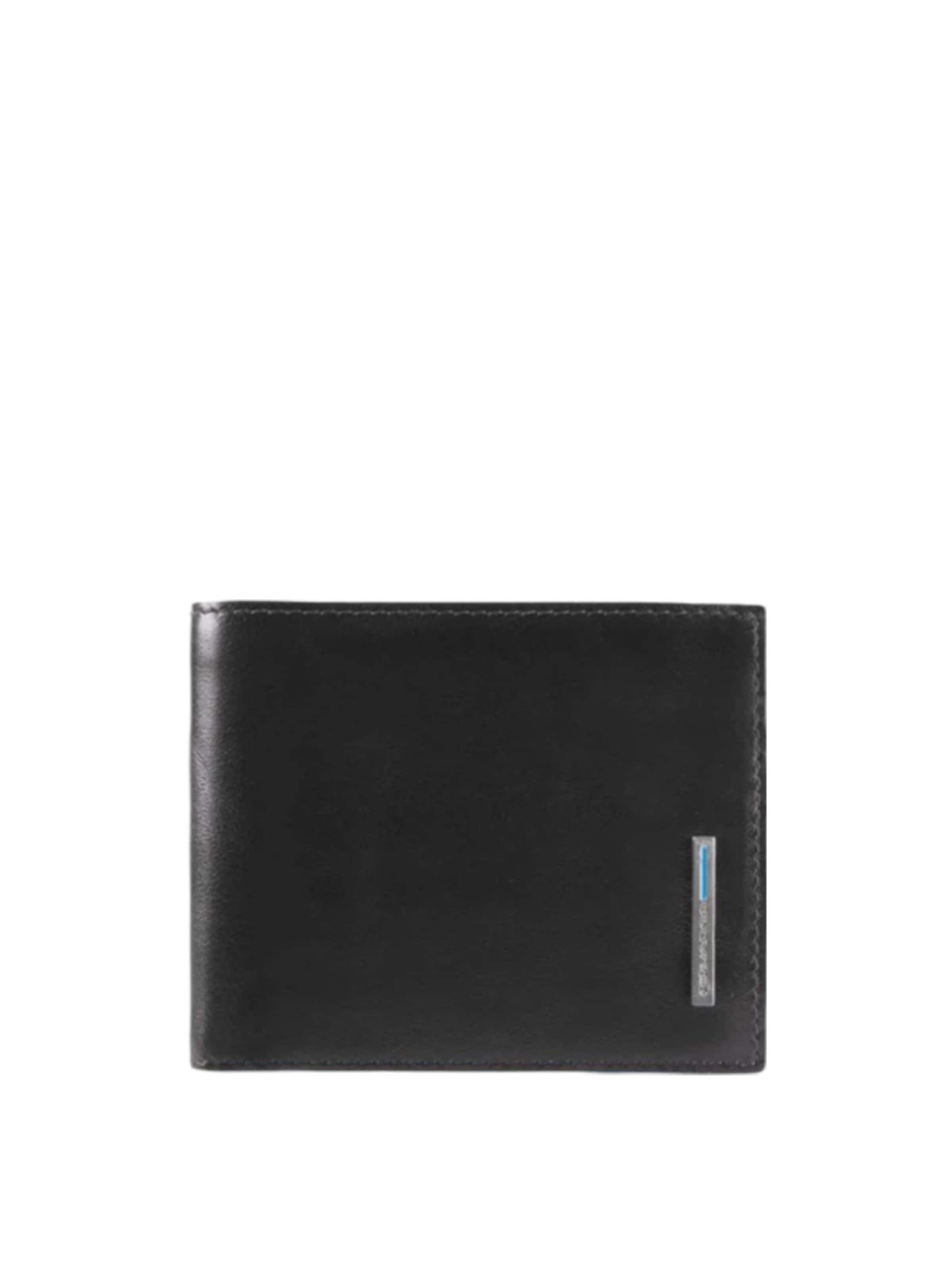 Piquadro - Cartera en negro: frente