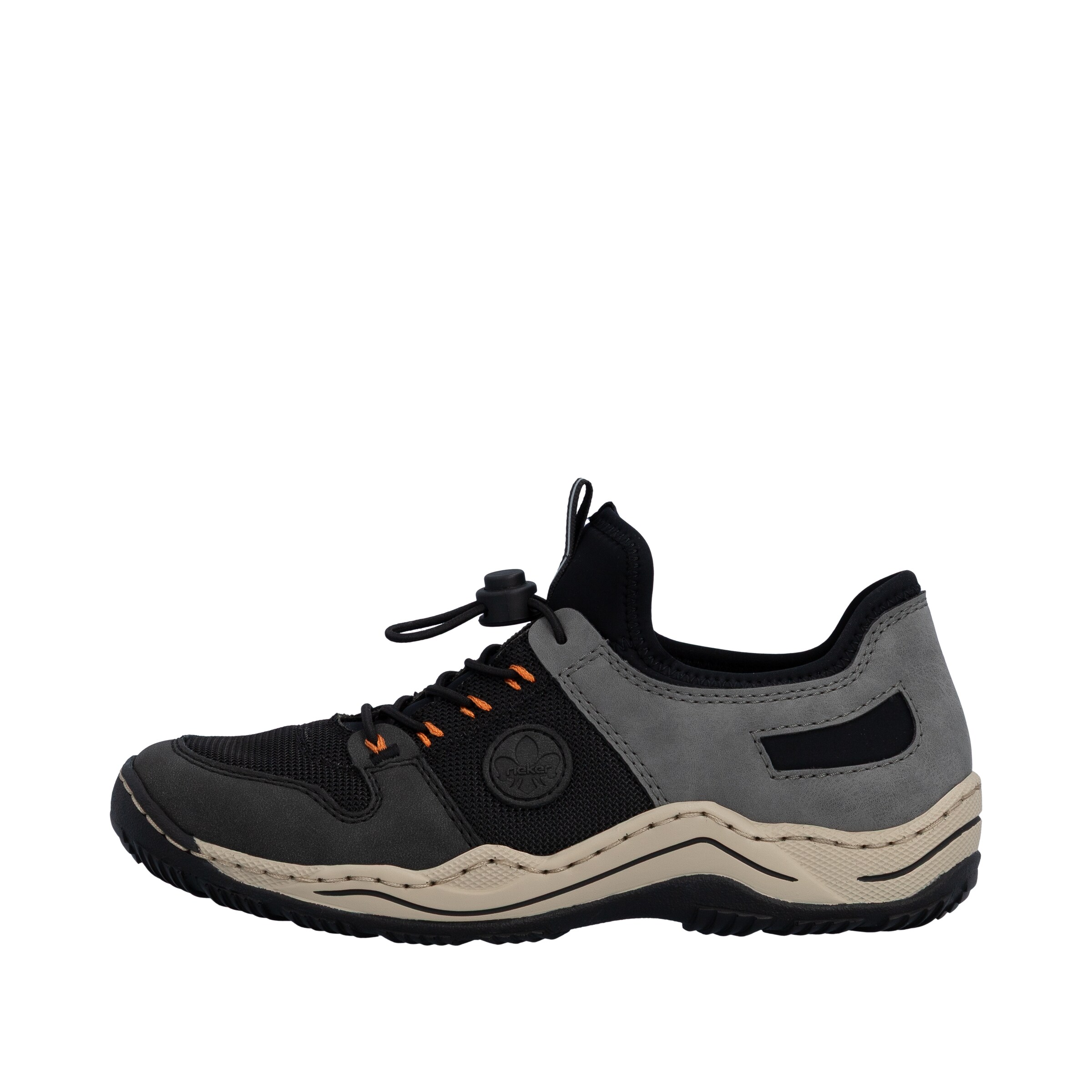 Rieker Athletic Lace-Up Shoes in Black