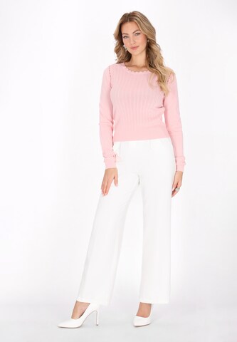 Pull-over faina en rose