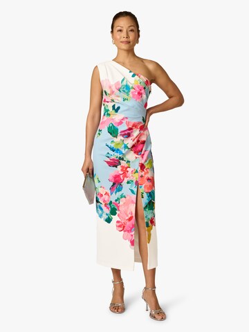 Adrianna Papell Jurk 'Petite One Shoulder Border Dress' in Gemengde kleuren
