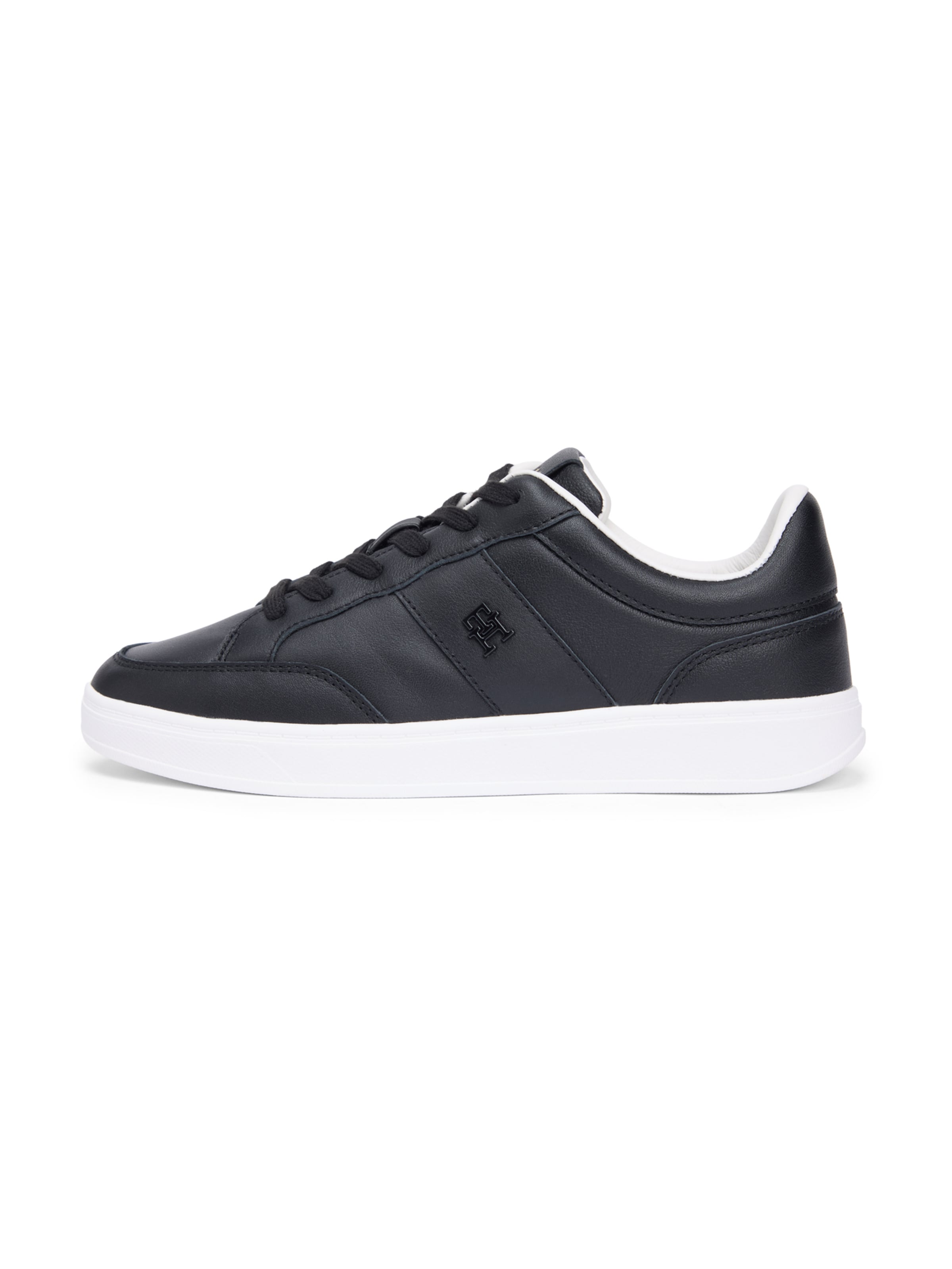 Sneaker low 'HERITAGE COURT' de la TOMMY HILFIGER pe negru: față