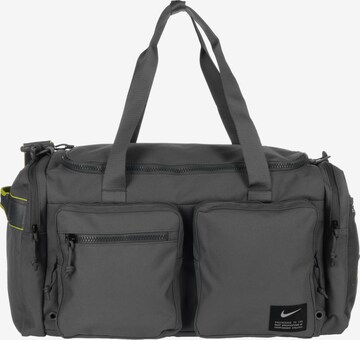 NIKE Sports Bag in Grey: front