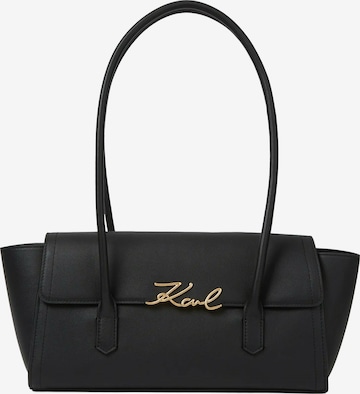 juoda Karl Lagerfeld Rankinė ant peties 'K/Signature': priekis