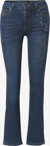 KOROSHI Flared Jeans i blå: forside