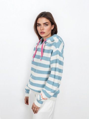 salzhaut Pullover 'Velozipee' in Blau