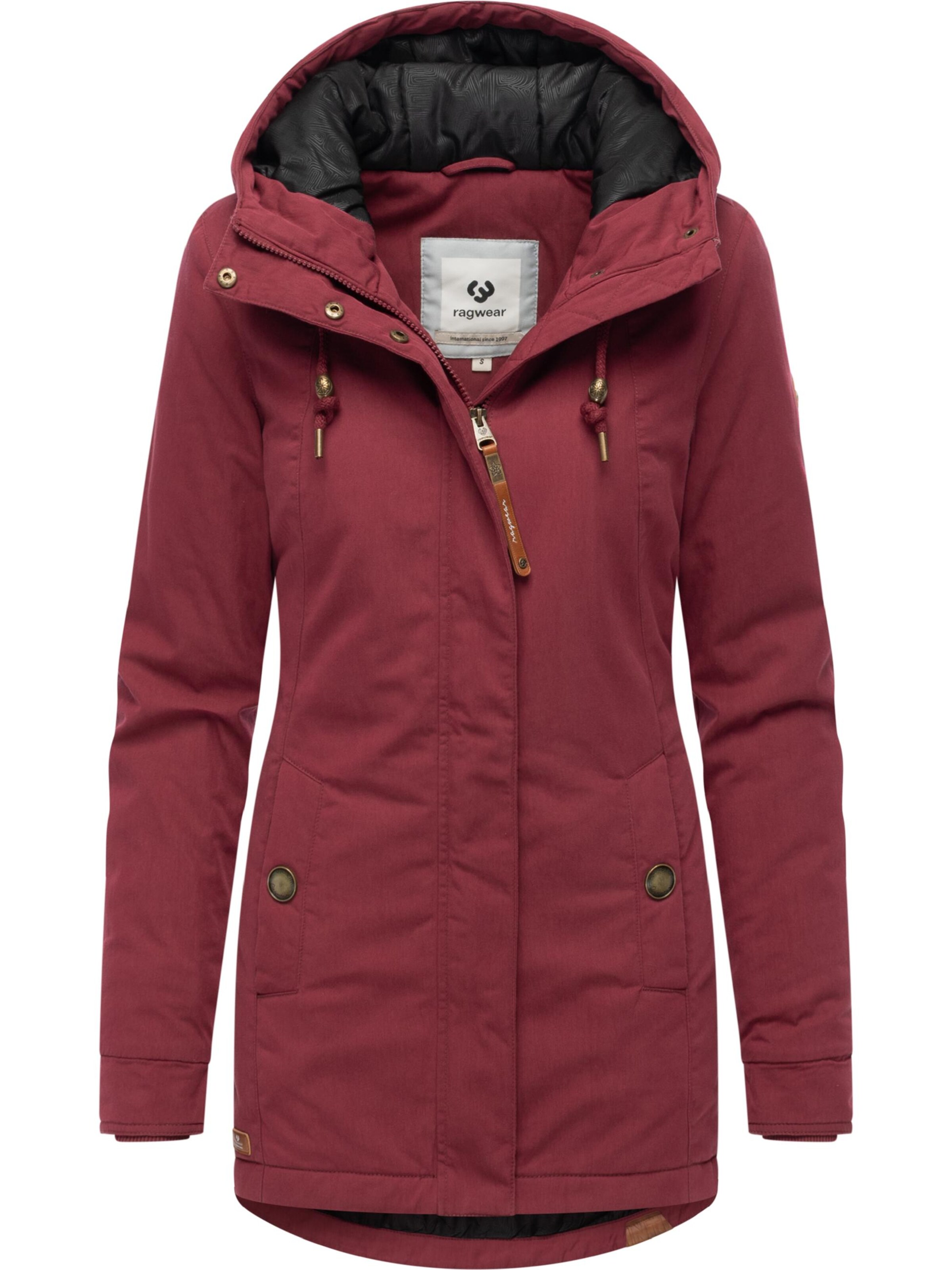 Ragwear Winterjas ' Monadena Parka YOUMODO ' in Rood