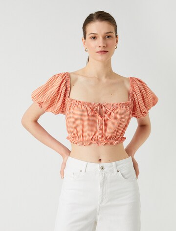 Koton Blouse in Oranje: voorkant