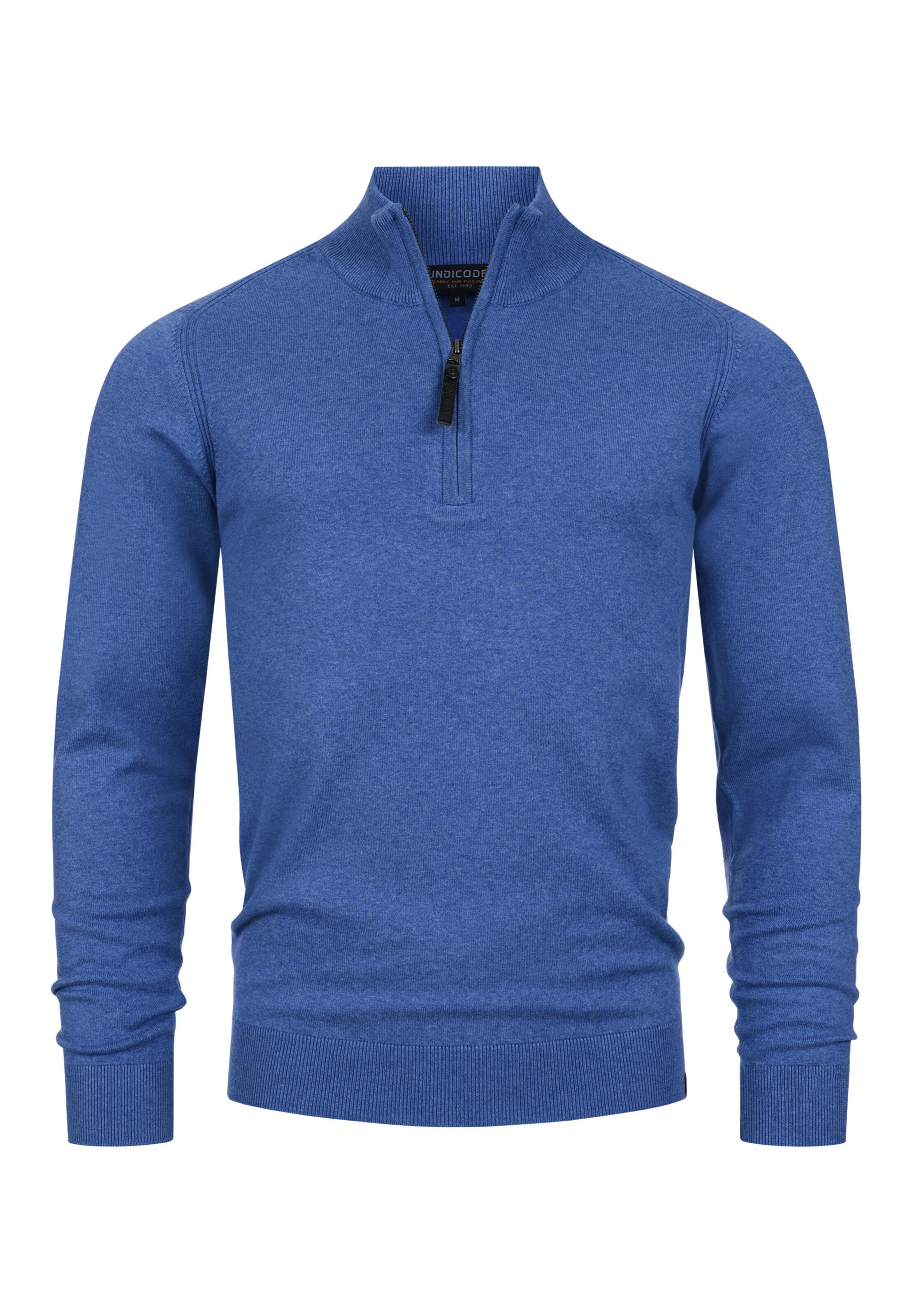 INDICODE JEANS Trui 'Gore' in Blauw: voorkant