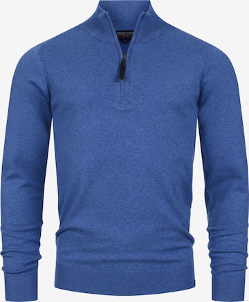 INDICODE JEANS Trui 'Gore' in Blauw: voorkant