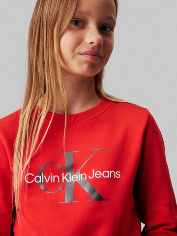 Felpa di Calvin Klein Jeans in rosso