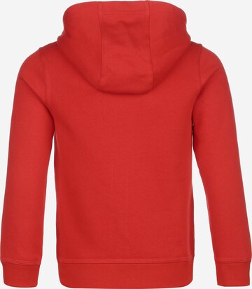 NIKE Athletic Zip-Up Hoodie 'FC Liverpool Sportswear Club' in Red