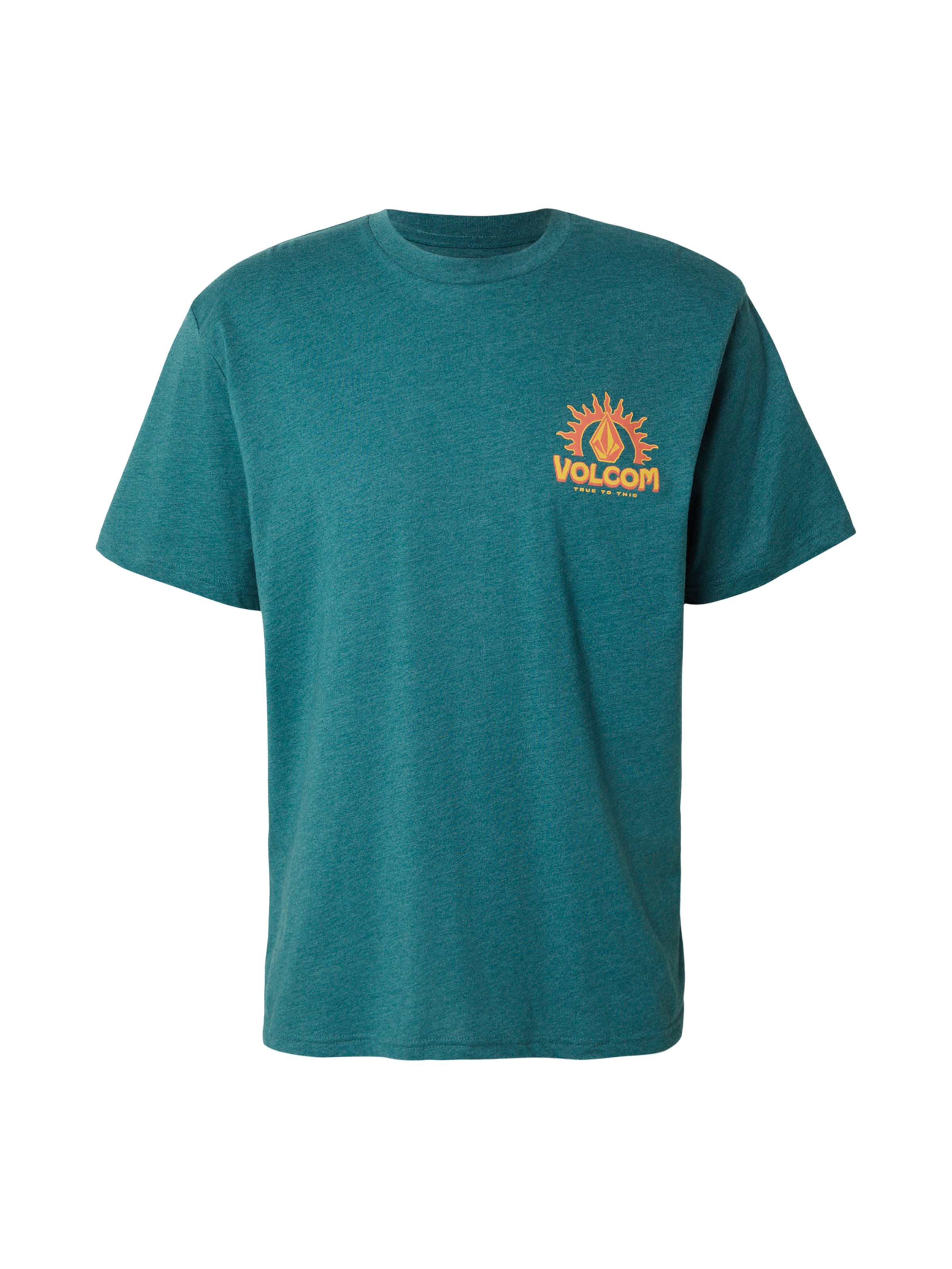 Volcom Tričko 'SOLSTICE' – zelená: přední strana