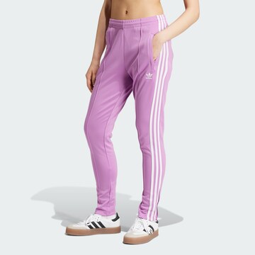ADIDAS ORIGINALS Slimfit Broek 'Adicolor Sst' in Lila: voorkant