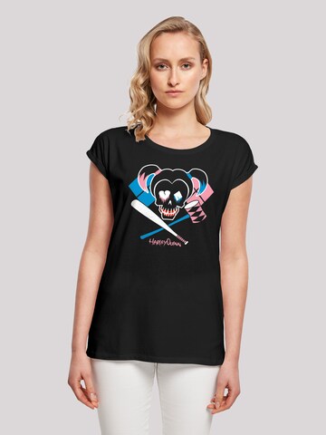 T-shirt 'Suicide Squad Harley Quinn Skull' F4NT4STIC en noir : devant