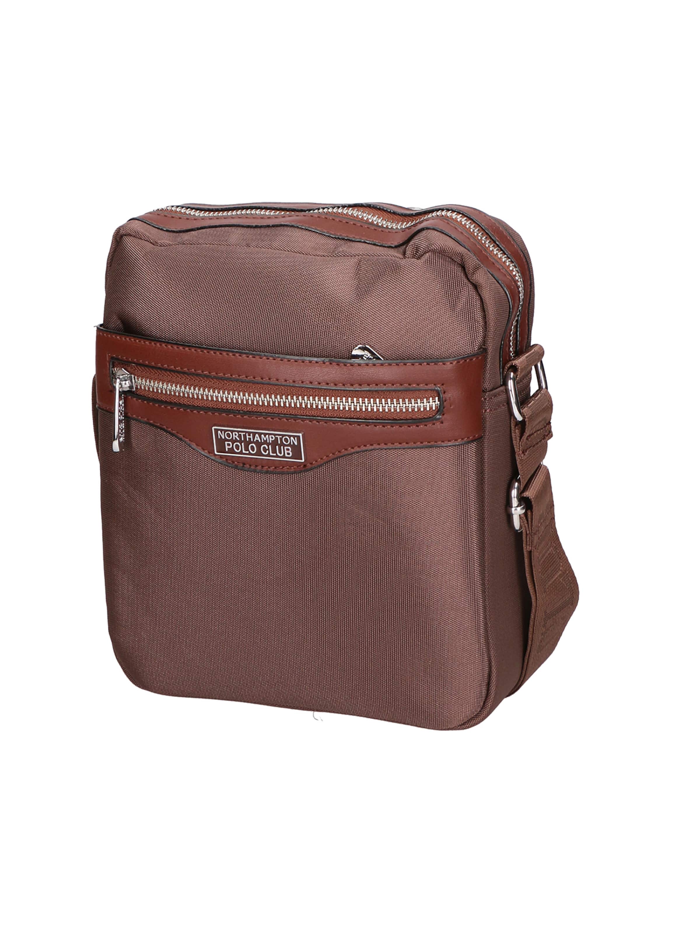 Sac à bandoulière Northampton Polo Club en marron : devant
