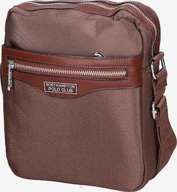 Sac à bandoulière Northampton Polo Club en marron : devant