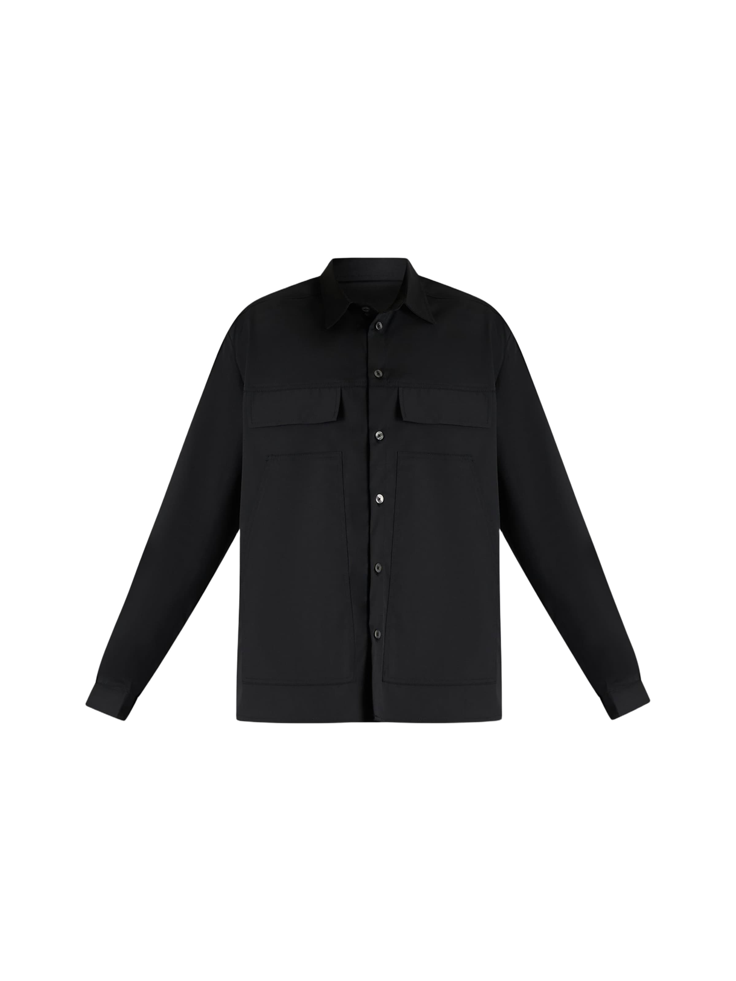 Yes London Regular Fit Hemden in Schwarz: Vorderseite