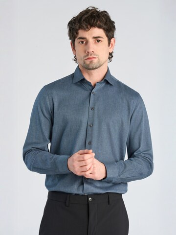 Regular fit Camicia di Lindbergh in blu