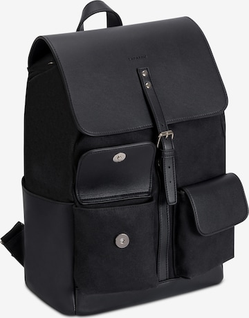 Expatrié Backpack 'Laurent' in Black: front