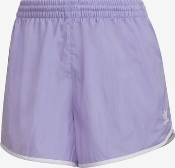 ADIDAS ORIGINALS Pants 'Classics' in Purple: front