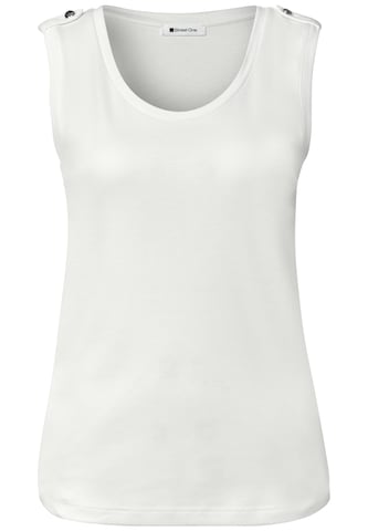 STREET ONE Top in White: front