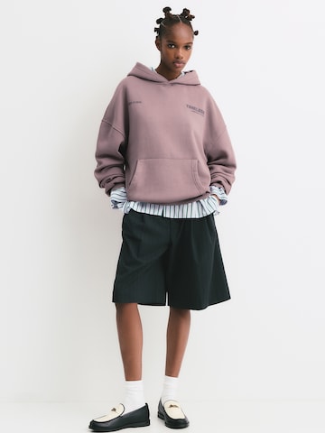 Pull&Bear Sweatshirt i lilla