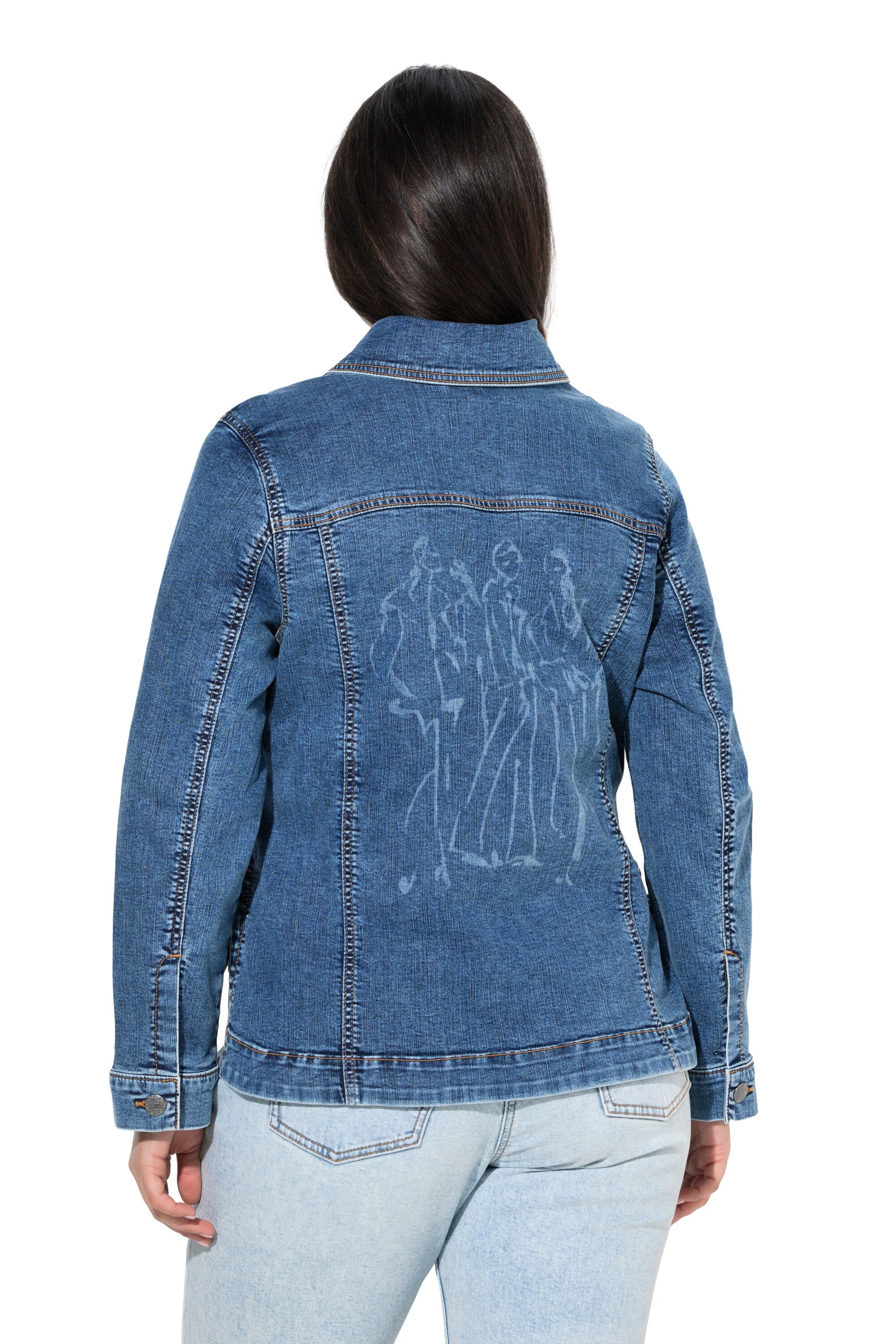 Veste mi-saison Ulla Popken en bleu