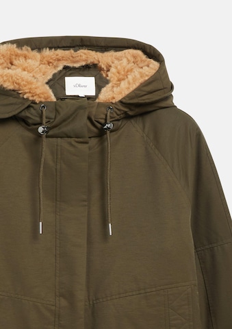 s.Oliver Winter Jacket in Green: front