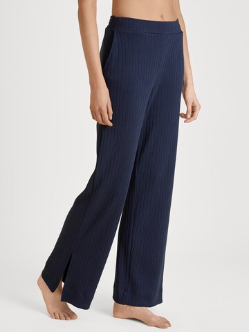 Pantalon de pyjama CALIDA en bleu : devant