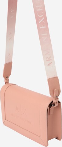 ARMANI EXCHANGE - Bolso de hombro en rosa: frente