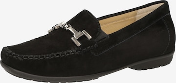 SIOUX Moccasins in Black: front