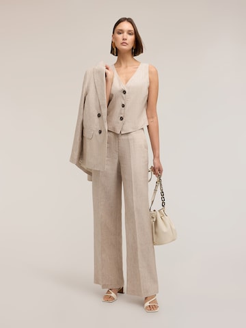 MOTIVI - Pierna ancha Pantalón en beige