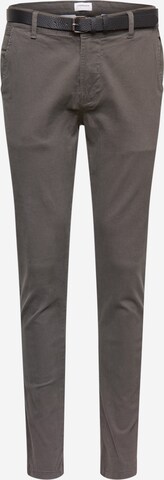 Lindbergh Slimfit Chino in Groen: voorkant