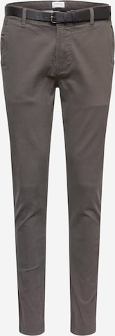 Regular Pantalon chino Lindbergh en vert : devant