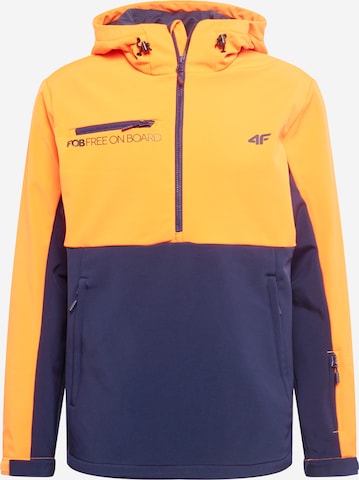 Veste outdoor 4F en bleu : devant