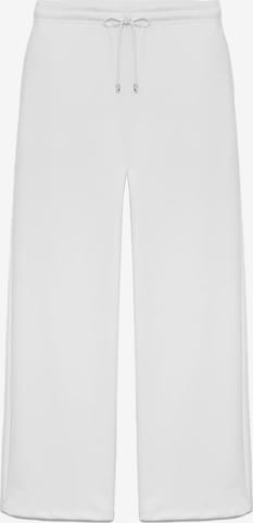 No Matter What Wide leg Trousers in White: front