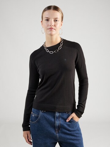 G-Star RAW Sweater in Black: front