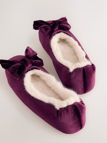 Next - Zapatillas de casa en rojo